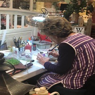 Personalizing ornaments etc.